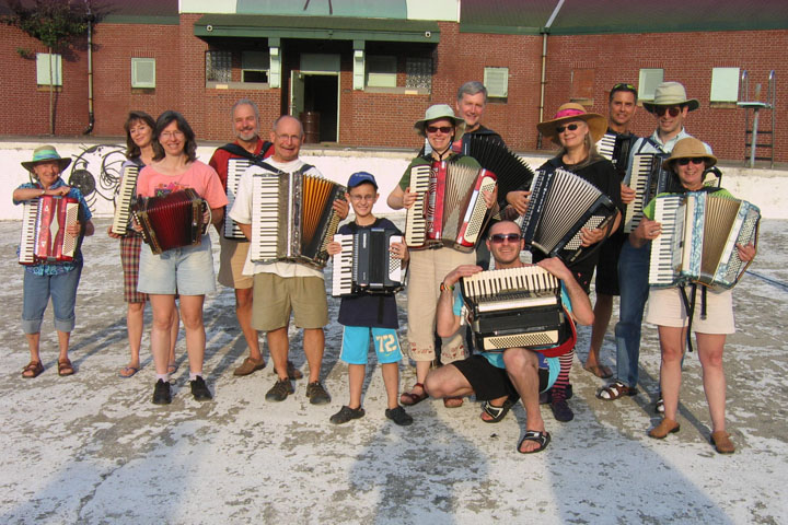 Accordion Pool Party