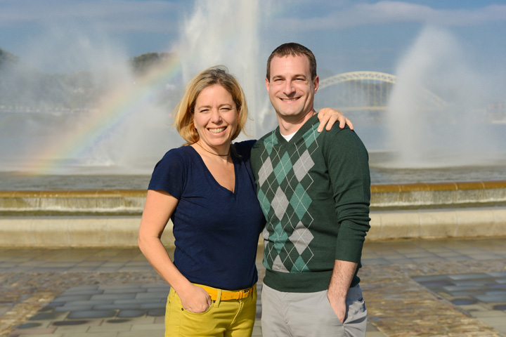 Cathy & Matt at the Point, October 2013